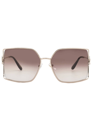 Chopard Brown Gradient Square Ladies Sunglasses SCHG68V 0A39 62