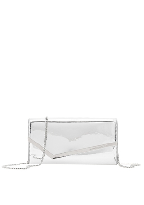Jimmy Choo Emmie Mirror Fabric Clutch Bag