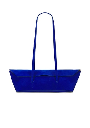 Christopher Esber Gondola Suede Mini Tote Bag in Yves Blue - Royal. Size all.