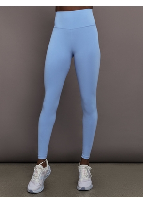 Carbon38 High Rise Full-length Legging In Diamond Compression - Serenity - Size S