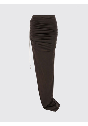 Skirt RICK OWENS DRKSHDW Woman color Brown