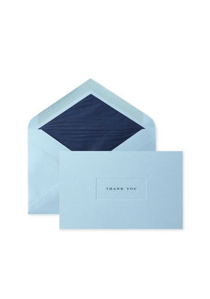 Smythson Thank You Notelets In Blue