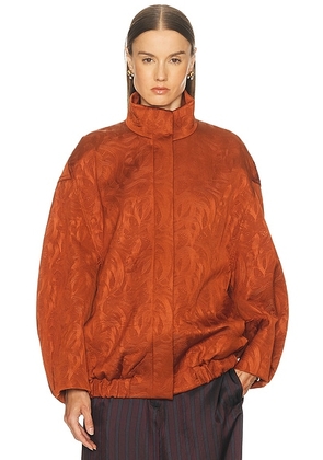 Dries Van Noten Voles Jacket in Rust - Rust. Size S (also in ).