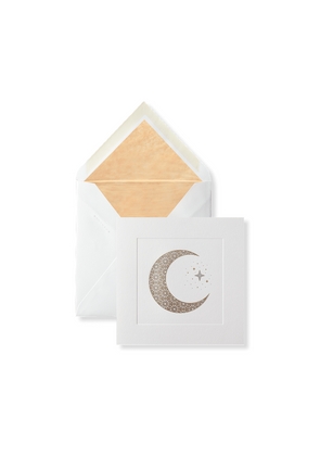Gold Moon Eid Greeting Card