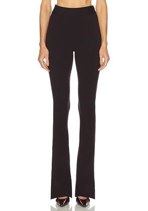 Courreges Double Hem Interlock Pant in Burgundy - Burgundy. Size M (also in ).