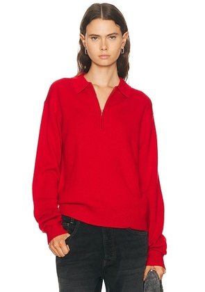 Eterne Blaise Cashmere Sweater in Rouge - Red. Size M/L (also in XS/S).