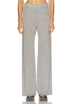 Eterne Cruz Cashmere Pant in Grey - Grey. Size M/L (also in XS/S).