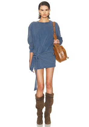 Isabel Marant Etoile Zae Dress in Indigo - Blue. Size 34 (also in 36, 40).