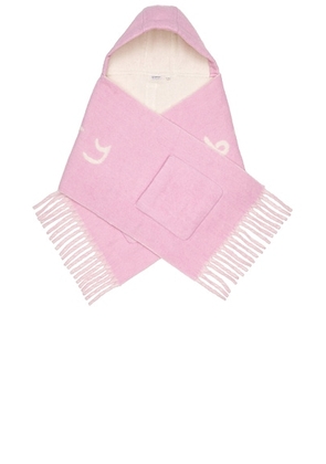 Burberry Hooded Pocket Scarf in Sugar Pink - Pink. Size all.