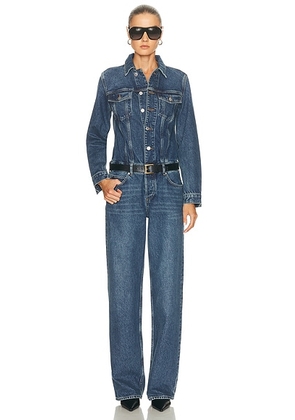 AGOLDE Esther Jumpsuit in Form - Blue. Size L (also in M, S, XL, XS).