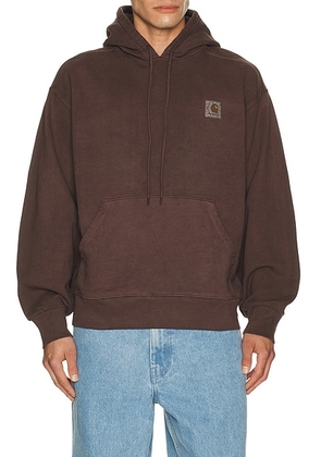 Carhartt WIP Vista Hoodie in Palisander - Burgundy. Size M (also in ).