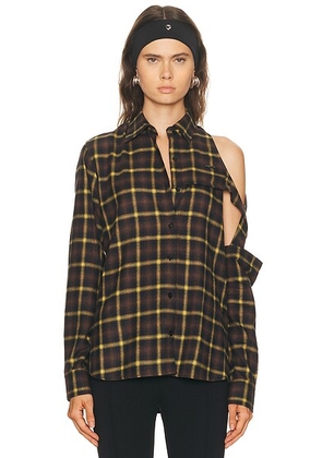 Coperni Cutout Top in Brown - Brown. Size 34 (also in 36, 38).