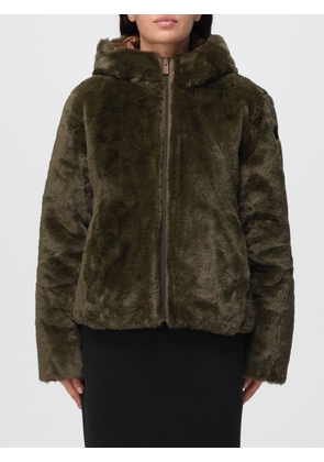 Fur Coat SUNS BOARDS Woman color Green