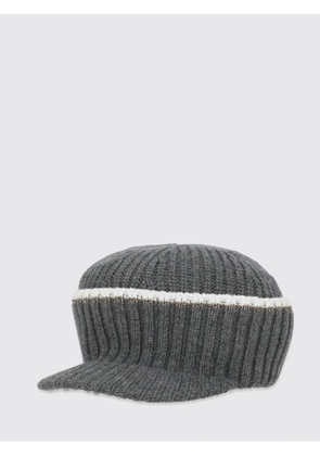 Hat BRUNELLO CUCINELLI Woman color Grey