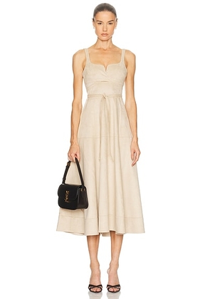 Alexis Kendra Dress in Dune - Neutral. Size L (also in S, XS).