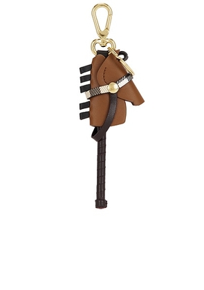 Burberry Hobby Horse Charm in Hazel - Brown. Size all.
