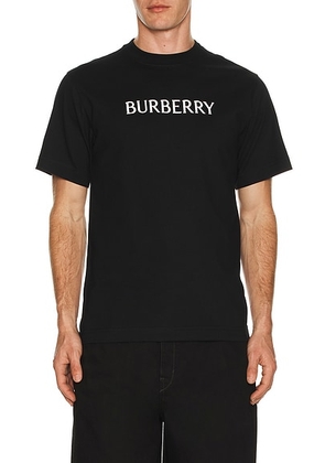 Burberry Seth Tee in Black - Black. Size L (also in M, S, XL/1X, XXL/2X).