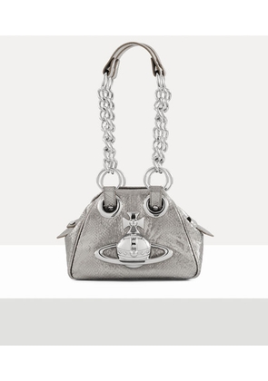Vivienne Westwood Archive Orb Chain Handbag Python-effect Emboss Iron