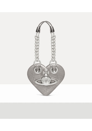Vivienne Westwood Juliet Heart Chain Bag Python-effect Emboss Iron