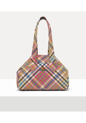 Vivienne Westwood Yasmine Archive Medium Handbag Heather Check Multi