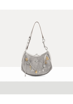 Vivienne Westwood Charm Frame Purse Python-effect Emboss -Iron-charms