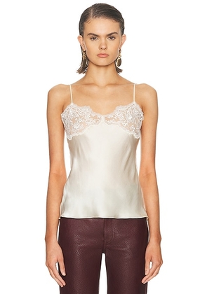 Chloe Camisole Top in Eden White - White. Size 38 (also in ).