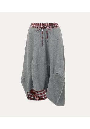 Vivienne Westwood Aerodrome Skirt Loop Back Felpa Grey M Women