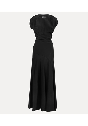 Vivienne Westwood Justina Dress Recycled Polyester Black 42 Women