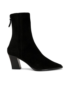 Aquazzura Francoise 70 Bootie in Black - Black. Size 36.5 (also in 39, 40, 41).