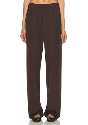 Eterne Lounge Pant in Espresso - Brown. Size L (also in M, S, XL, XS).