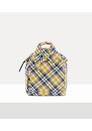 Vivienne Westwood Steven Backpack Woven Tartan Fluro-tartan