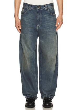 Carhartt WIP Brandon Pant in Blue Worn Used Wash - Blue. Size L (also in M, S).