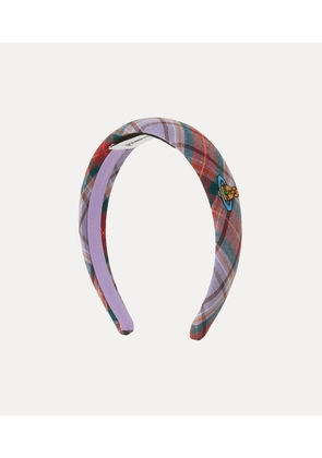 Vivienne Westwood Slim Headband Louth Tartan Multi Os-u Women