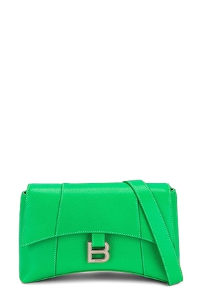 balenciaga Balenciaga XS Soft Hourglass Shoulder Bag in Vivid Green - Green. Size all.