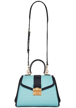 gucci Gucci Padlock Handbag in Blue - Teal. Size all.