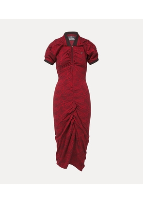 Vivienne Westwood Pulling Dress Jacquard Piquet Graffiti-orbs XS Women