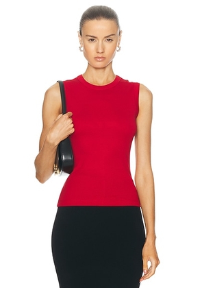 FLORE FLORE Esme Tank Top in Red - Red. Size L (also in M, S, XL, XS).