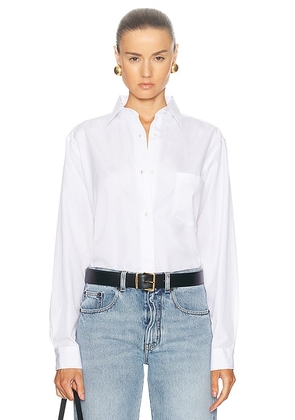 FLORE FLORE Zoe Top in White - White. Size L (also in M, S, XL, XS).