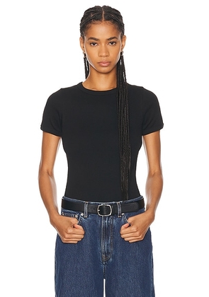 FLORE FLORE Car Tee in Black - Black. Size L (also in M, S, XL).