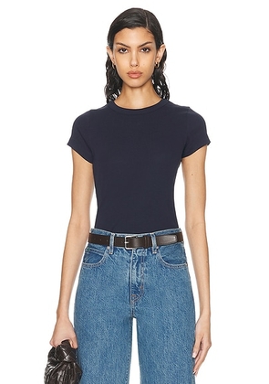 FLORE FLORE Car Baby Tee in Navy - Navy. Size L (also in M, S, XL, XS).