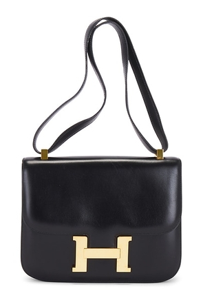 hermes Hermes 1976 Box Constance 23 Shoulder Bag in Black - Black. Size all.