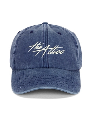 THE ATTICO Baseball Hat in Purple Blue - Navy. Size S/M (also in ).