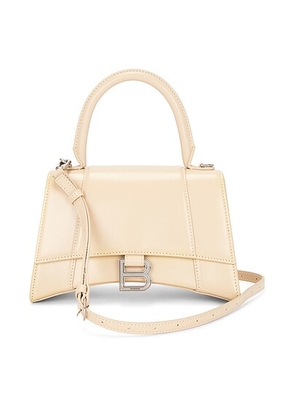 balenciaga Balenciaga Small Hourglass Top Handle Bag in Light Beige - Cream. Size all.