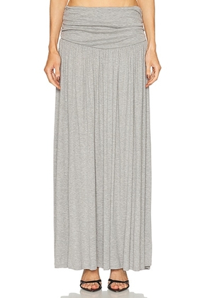 Aya Muse Viona Skirt in Gray - Light Grey. Size L (also in M, S, XS).