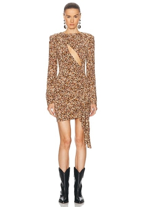 Isabel Marant Vinia Dress in Cinnamon - Brown. Size 42 (also in ).