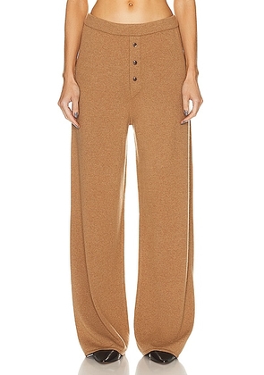Guest In Residence Everywear Pant in Almond - Brown. Size L (also in M, S, XL, XS).