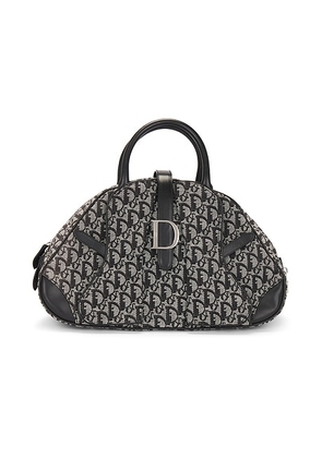 dior Dior Oblique Double Saddle Bag in Black - Black. Size all.