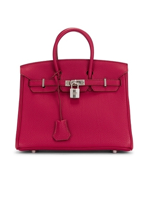 hermes Hermes Togo Birkin 25 Handbag in Rouge Grenat - Wine. Size all.
