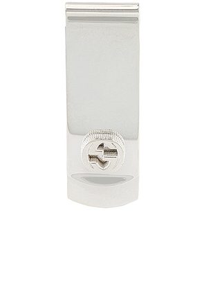 Gucci Money Clip In Silver in Silver - Metallic Silver. Size all.