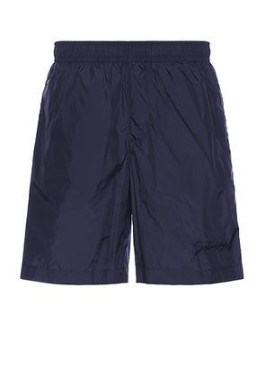 Givenchy Logo Embroidery Swim Shorts in Dark Blue - Navy. Size S (also in ).